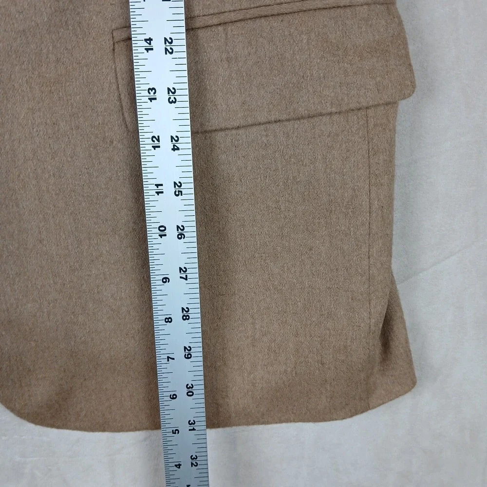 Tasso Elba Lanificio Campore 44R Mens Sport Coat‎ Jacket Blazer Camel Hair